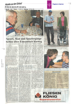 Artikel aus dem Gelnhäuser Tagesanzeiger vom 4.8.2012